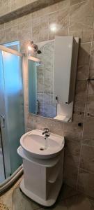 Koupelna v ubytování Apartmani Milicevic