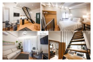 Postel nebo postele na pokoji v ubytování Blue Jasmine Urban Living