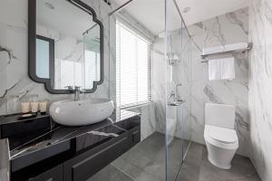 Koupelna v ubytování Sapa Soleil Hotel