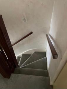 an overhead view of a staircase in a building at 8 Warren close Stanford-Le-Hope in Stanford-le-Hope