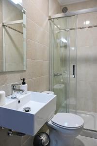 Koupelna v ubytování Apartamentos Costas de Bueu B