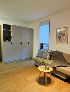 Uma área de estar em Studio Apartman Nomad Divčibare