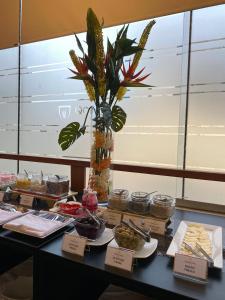 Comida no hotel ou em algum lugar perto