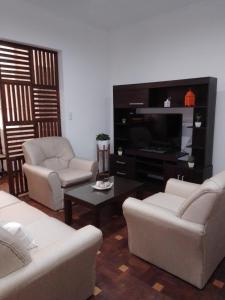 Posezení v ubytování Departamento en el Centro de Mendoza