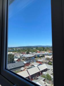 Udsigt til Valdivia eller udsigt til byen taget fra lejligheden