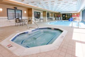 a jacuzzi tub in the middle of a building at Drury Inn & Suites Denver Tech Center in Centennial