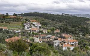 Ett flygfoto av Cosy Home Near Serra da Estrela