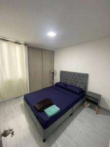 Postel nebo postele na pokoji v ubytování Armonioso apartamento en Cartago