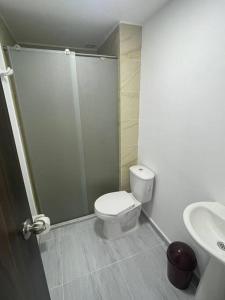 Koupelna v ubytování Armonioso apartamento en Cartago