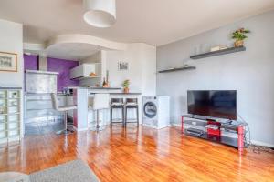 Η κουζίνα ή μικρή κουζίνα στο Chaleureux du Châtillon