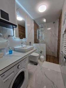 Koupelna v ubytování Apartment Roosevelt + 37 fotografií