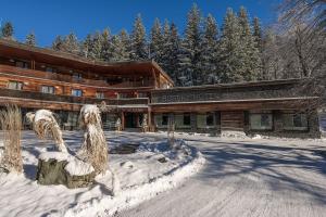 Horský hotel Lorkova vila om vinteren