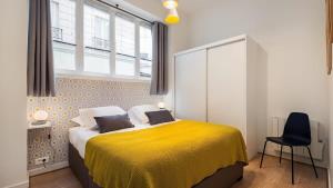 Posteľ alebo postele v izbe v ubytovaní Panthéon Modern and exclusive 3BD