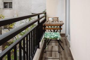 Balkón alebo terasa v ubytovaní Lef Apartment
