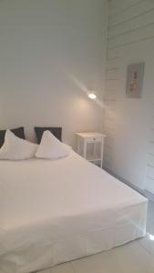 Ένα ή περισσότερα κρεβάτια σε δωμάτιο στο Senoji Vaistine