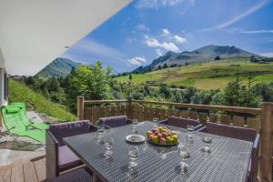 山景或在木屋看到的山景
