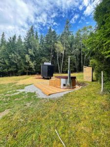 Zahrada ubytování Tiny House Manka
