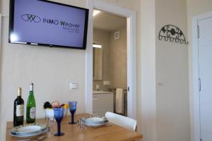 TV a/nebo společenská místnost v ubytování apartamento 5B MAR 2 1 dormitorio