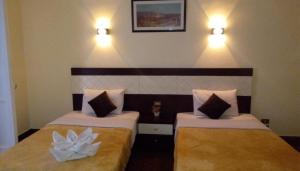 Voodi või voodid majutusasutuse Cairo Paradise Hotel toas