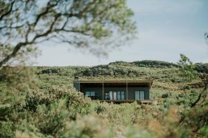 a house on the side of a hill at KORF Cabin in Saron