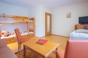 TV a/nebo společenská místnost v ubytování Hotel - Gasthof Blume