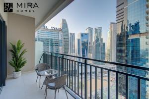 Balkon ili terasa u objektu Mira Holiday Homes Fully furnished apartment in Business Bay