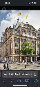 a screenshot of a building with a picture of a building at Unique Royal Basement residence in Amsterdam