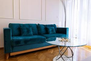 Χώρος καθιστικού στο Apartment Ban Zagreb