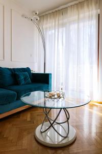 Χώρος καθιστικού στο Apartment Ban Zagreb