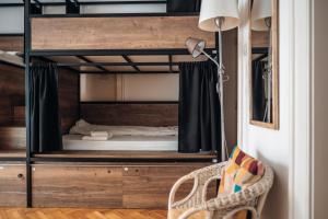 Postel nebo postele na pokoji v ubytování Hostel Beogradjanka