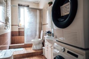 Koupelna v ubytování Hostel Beogradjanka