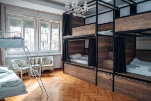 Postel nebo postele na pokoji v ubytování Hostel Beogradjanka