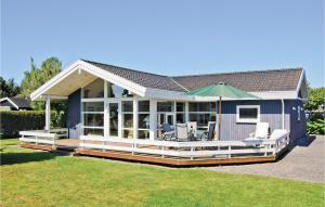 Zahrada ubytování Holiday Home Lensg