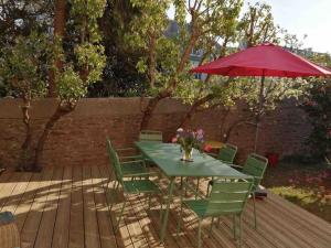 Zahrada ubytování Champêtre - Maison au Passage Concarneau + 18 fotografií