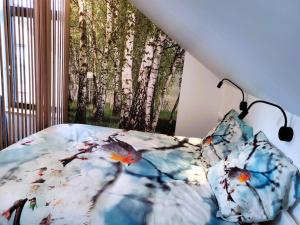 Postel nebo postele na pokoji v ubytování Studio 4 pers avec balcon et jardin + 28 fotografií