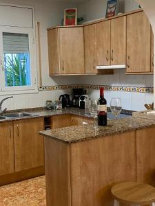 A kitchen or kitchenette at Casa Ricarda