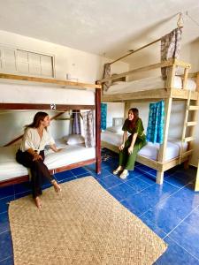 Postel nebo postele na pokoji v ubytování Barco Verde Hostel