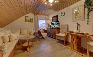 TV a/nebo společenská místnost v ubytování Pension Salzsäumer
