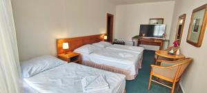 Ένα ή περισσότερα κρεβάτια σε δωμάτιο στο Hotel Magnolia