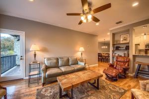 a living room with a couch and a table at The Float Inn 3 CW B209 in New Braunfels