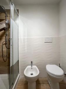 Koupelna v ubytování Agriturismo La Vergheria