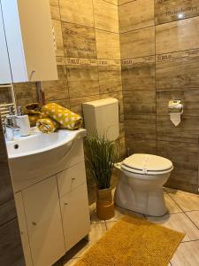 Kúpeľňa v ubytovaní Silver Apartman