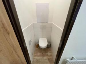 Koupelna v ubytování Apartmán Strážný-Šumava