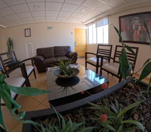 Posezení v ubytování Hotel Yvette