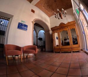 Posezení v ubytování Hotel Yvette