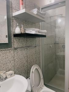 Koupelna v ubytování salome apart