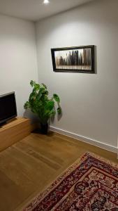 A television and/or entertainment centre at Cosy 3 Beds in Central