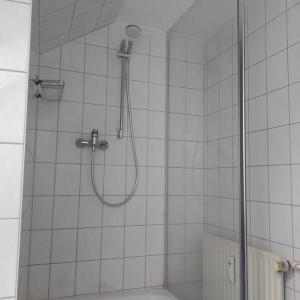 Koupelna v ubytování Pension Goldenes Vogtland + 37 fotografií