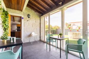 Casa Lali Habitación 3的阳台或露台