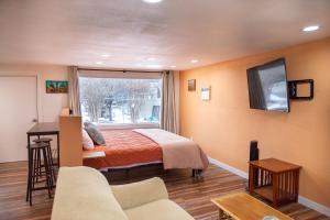 TV a/nebo společenská místnost v ubytování Helper Apartment